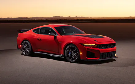 Ford Mustang Dark Horse SC, Автомобиль, Красный