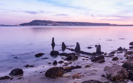 Пейзаж, Море, Закат, Скалы