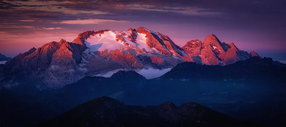 Wallpaper The mountains 3440x1440