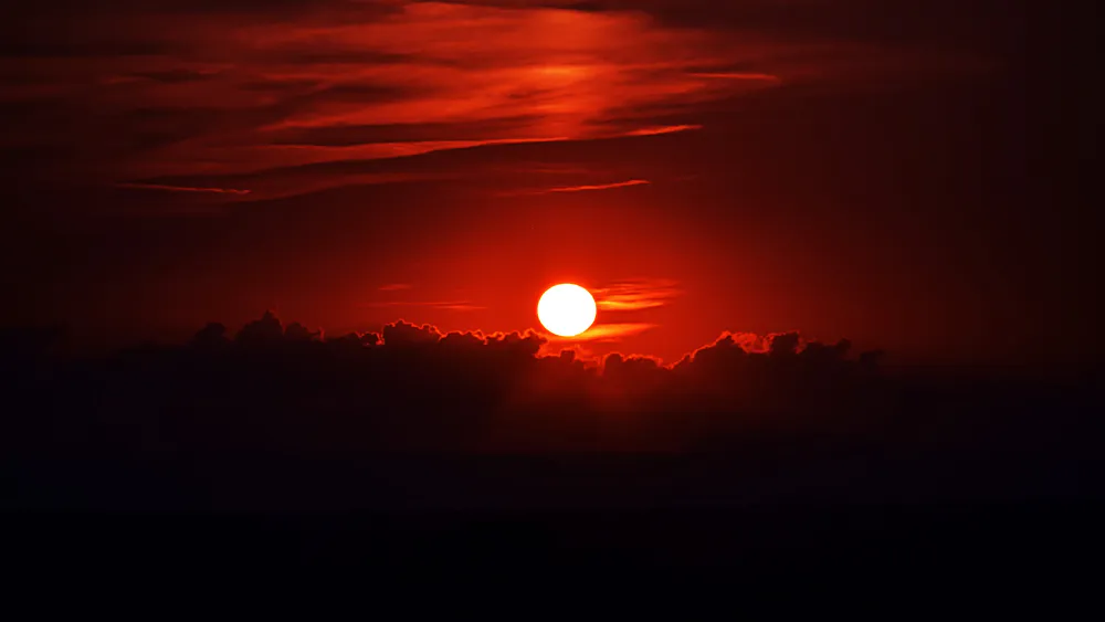 Wallpaper Sunset 3440x1440