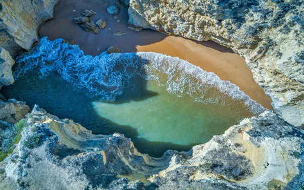 Rocks, Beach, Waves, Coast, Turquoise Water, Aerial Photography, Coastal Stones