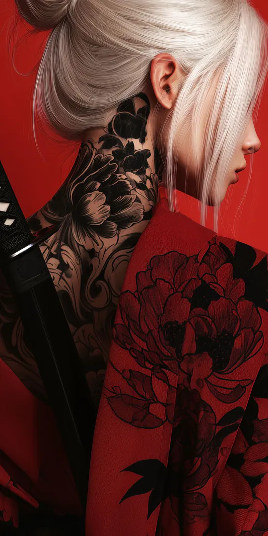 Шпалери на телефон: Тиха самурайка