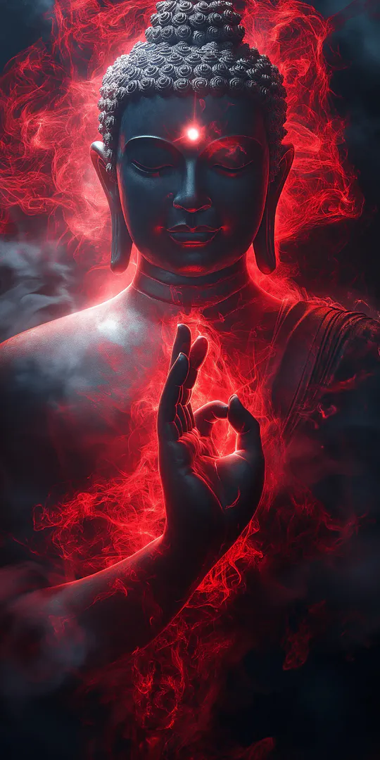 Шпалери на телефон: Містичний Будда
