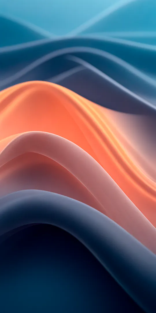 Шпалери на телефон: М’які хвилі кольору