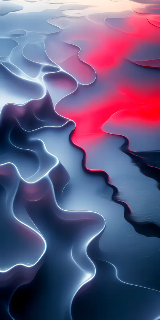 Обои на телефон: Сияние форм