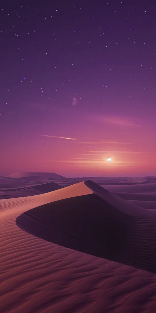Обои на телефон: Сумеречные дюны