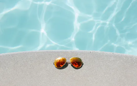 Окуляри, Басейн, Вода