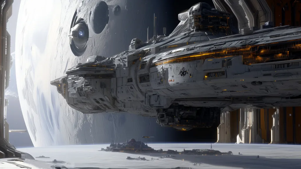 Desktop wallpaper: Space cruiser