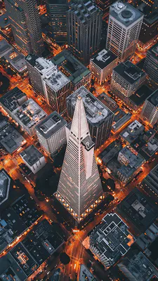 Chicago, Skyscrapers, Lighting, Night, Architecture, Sky