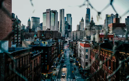 Chinese Quarter, New York, USA, City Views, Houses