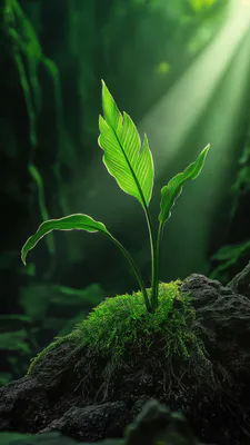 Sunlight, Spatial Space, Green Leaves, Forest, Tropical Forest