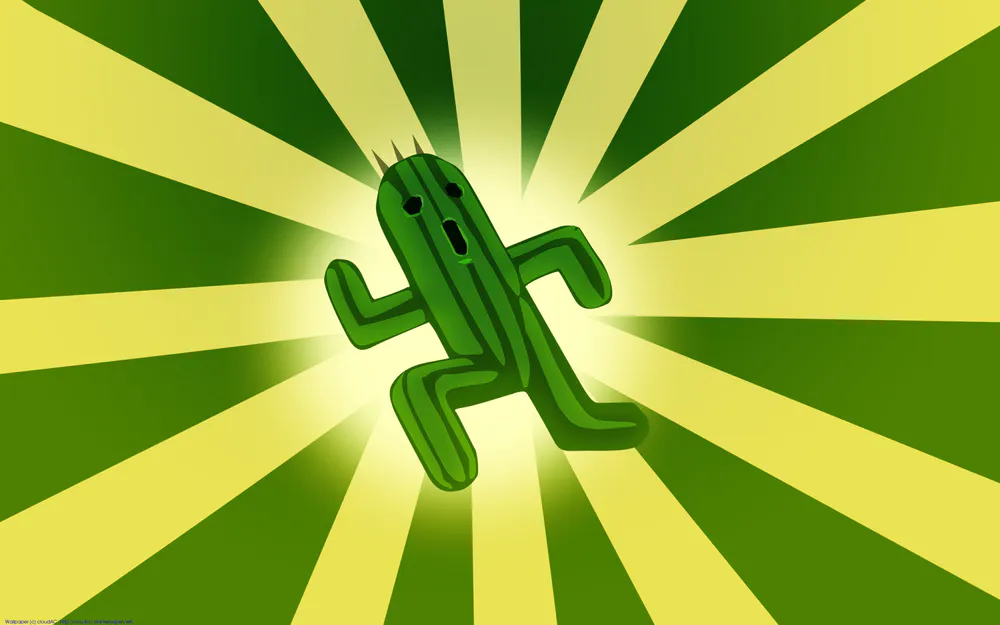 Wallpaper Cactus art 1280x800