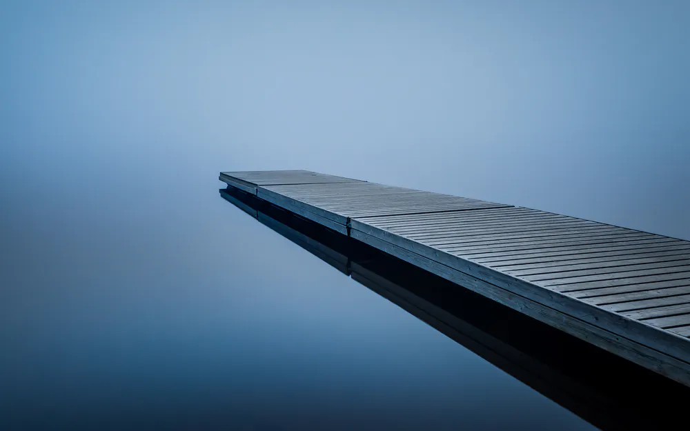 Wallpaper Finland Pier Fog 1680x1050