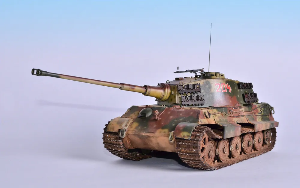 Wallpaper King Tiger Tank 1366x768