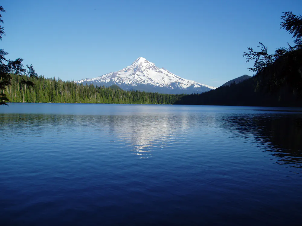 Обои Lost Lake Mount Hood Oregon 1280x720