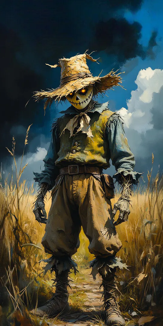 Обои на телефон: Злое чучело