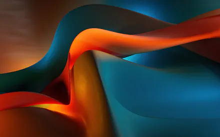 Волны, Плавность, Градиент, Свет, Текстура, Футуризм, Контраст