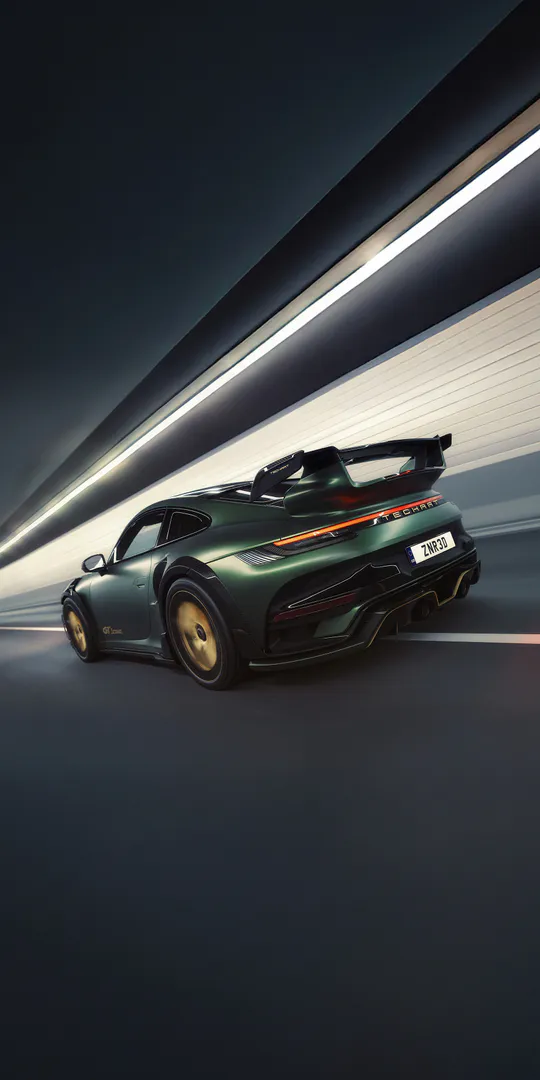 Обои на телефон: Темный спортивный автомобиль Драйв