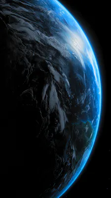 Планета, Синий, Облака, Атмосфера, Космос, Орбита, Светящиеся, Земля