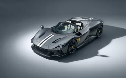 Кабриолет, Спортивный автомобиль, Черный, Гоночный, Полоса, Кожа, Сиденья, Люкс, Производительность