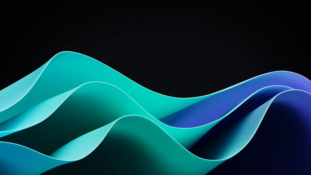 Desktop wallpaper: Current blue waves