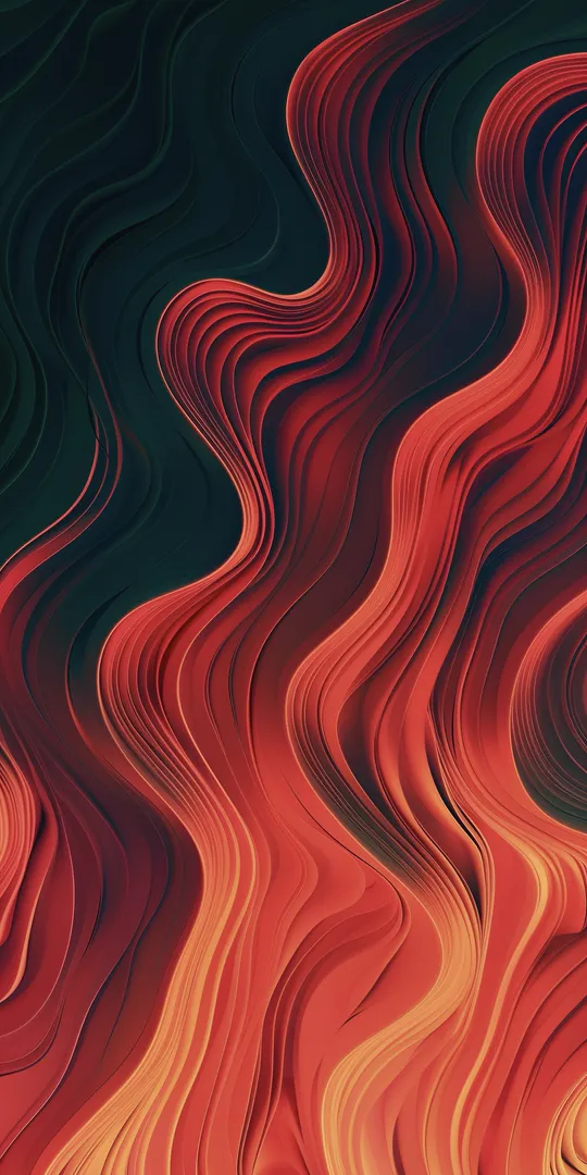 Шпалери на телефон: Поточні червоні хвилі