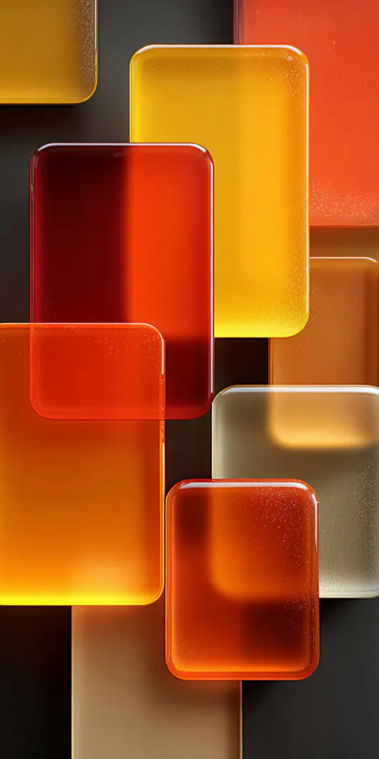 Обои на телефон: Светящиеся абстрактные формы