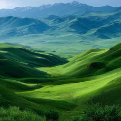 Вид на горный пик