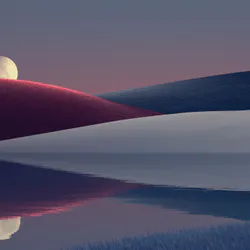 Безмятежный вид на каноэ