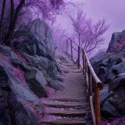 Вид на горный пик