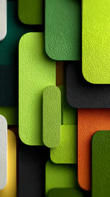 3d, Текстурированный, Перекрытие, Зеленый, Оранжевый, Темный, Тени, Закругленный