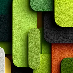 Colorful gradient spheres