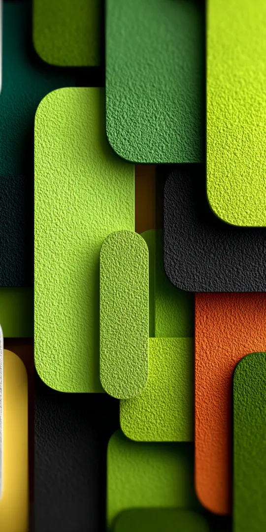 Обои на телефон: Текстурированные геометрические слои