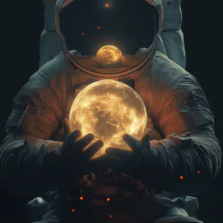 Космонавт торкнувся бога