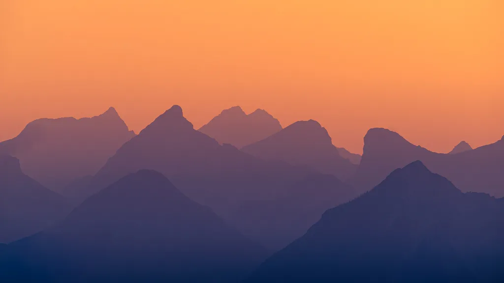 Desktop wallpaper: Twilight silhouettes