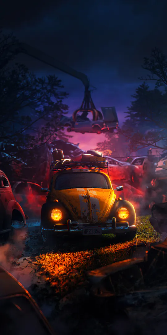 Обои на телефон: Винтажный Volkswagen Жук