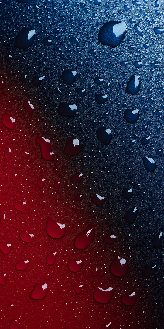 Обои на телефон: Капли воды на поверхность