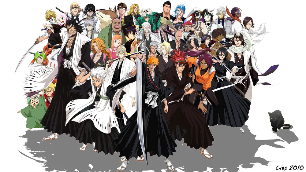 Wallpaper Bleach All Characters 1024x576
