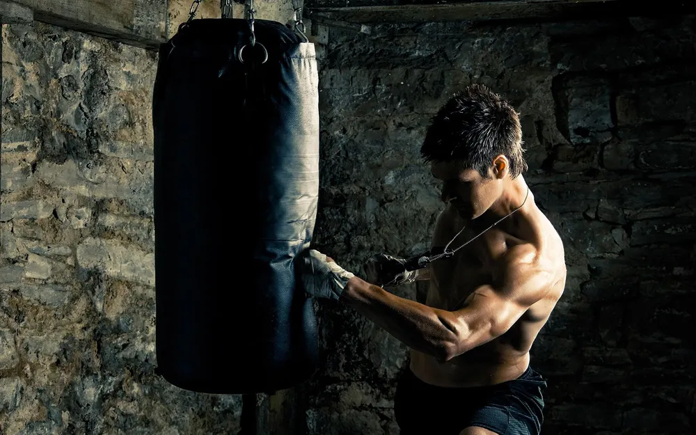 Wallpaper Boxing Fighter Training 1280x800