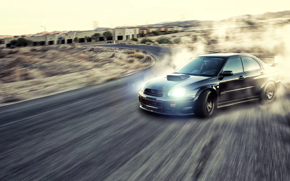 Wallpaper Car drift 1024x576