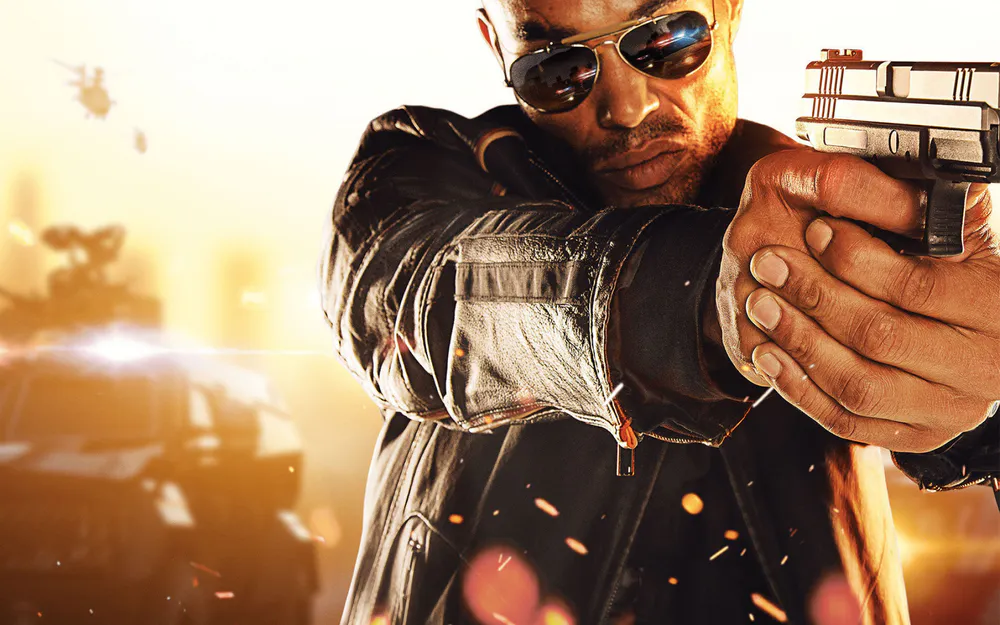 Wallpaper Hardline Battlefield Game 1024x576