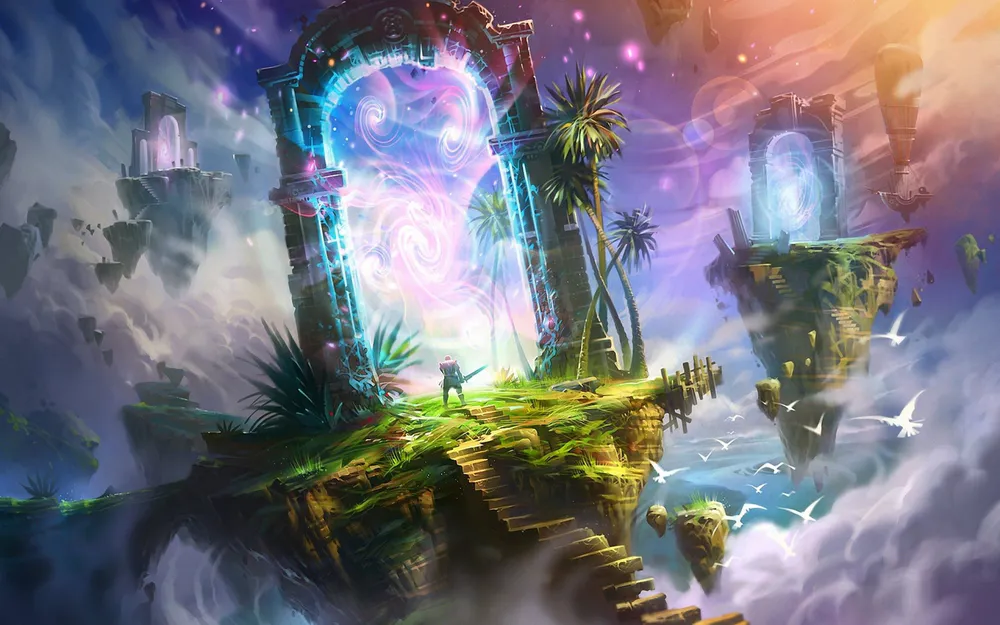 Wallpaper Magical World Fantasy Land 720x1280