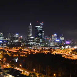 California City Skyline at Night