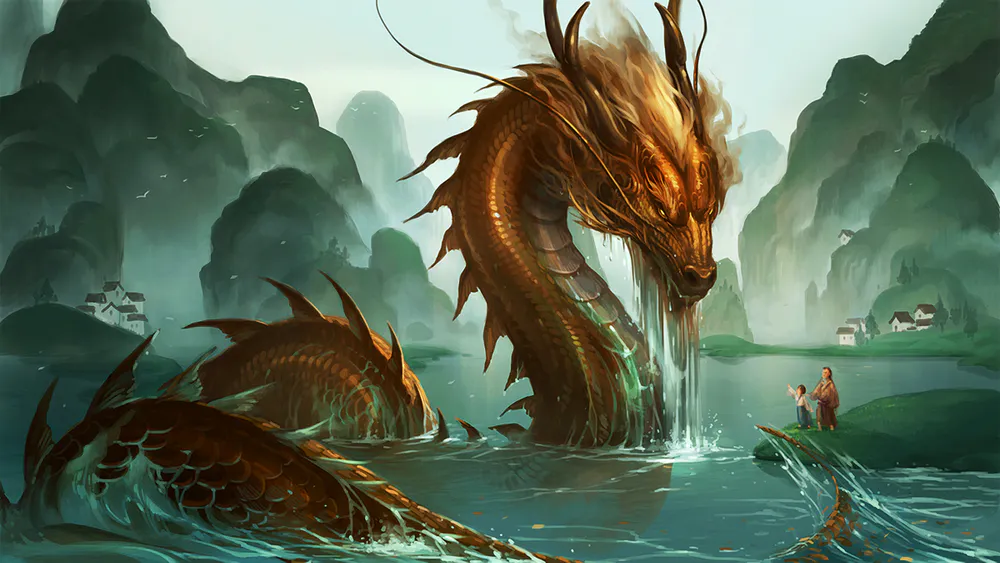 Wallpaper Stunning Dragon 1280x720