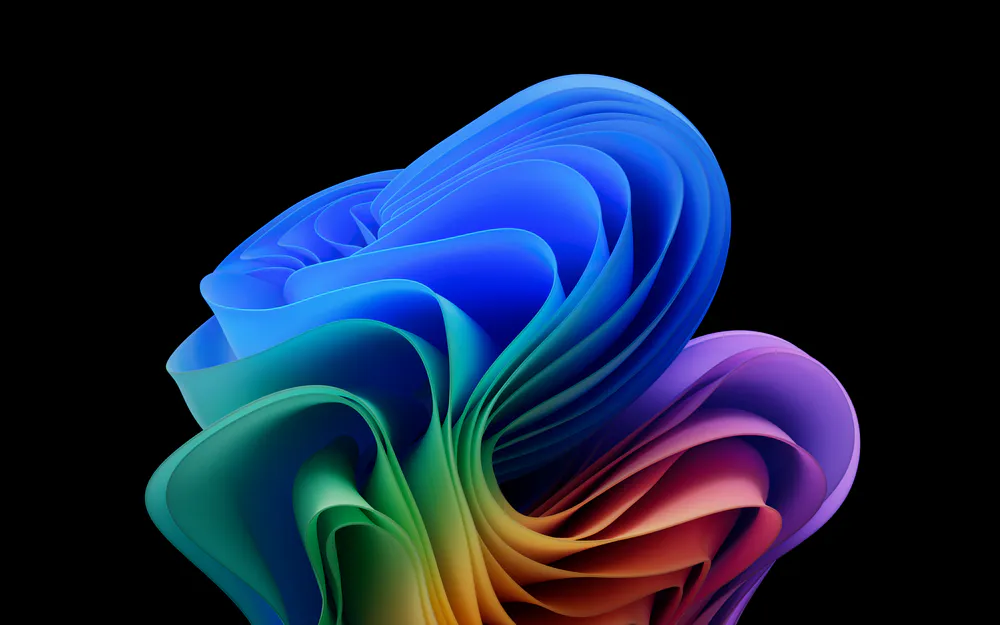 Wallpaper Windows 11 Bloom Colorful 3440x1440