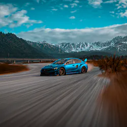 On the ground