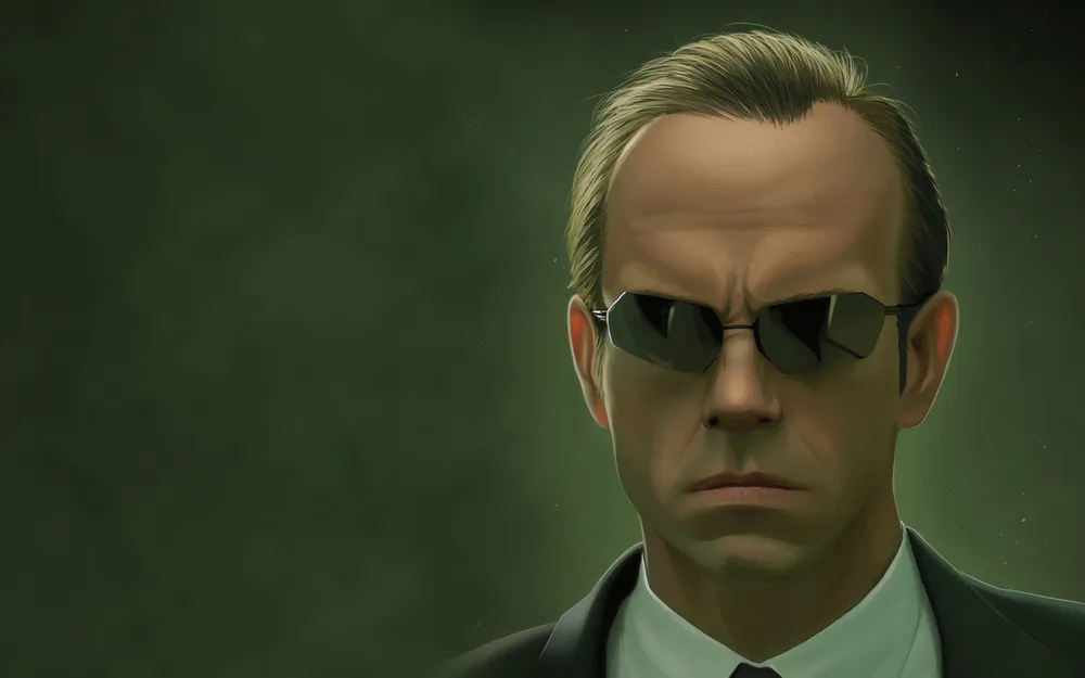 Wallpaper The Matrix Agent Smith Artwork 720x1280