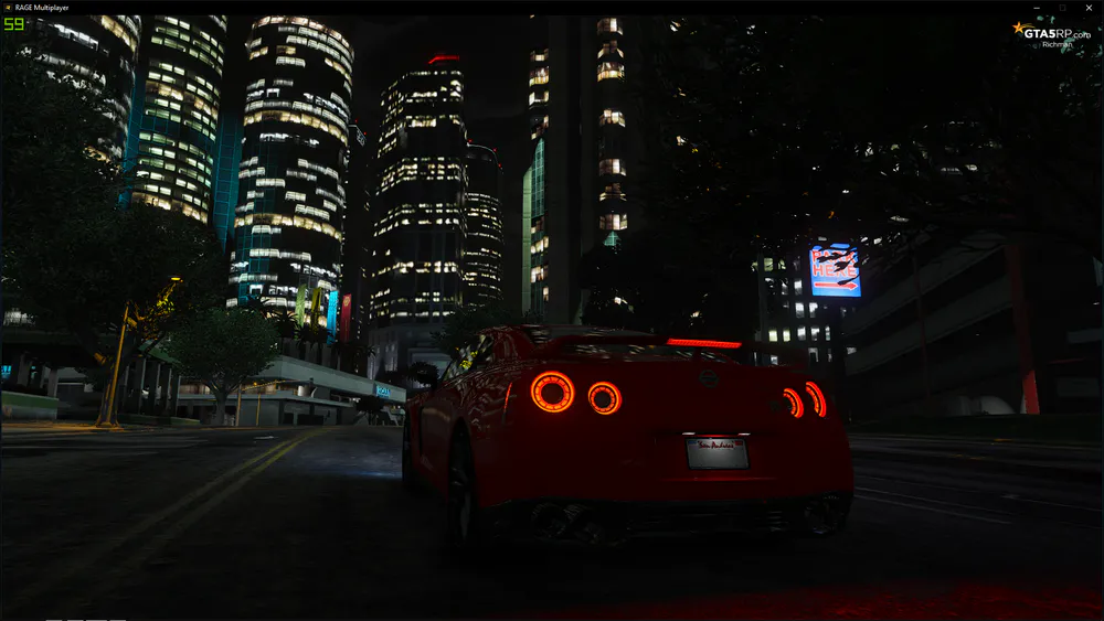 Wallpaper Night GT R 1280x1024