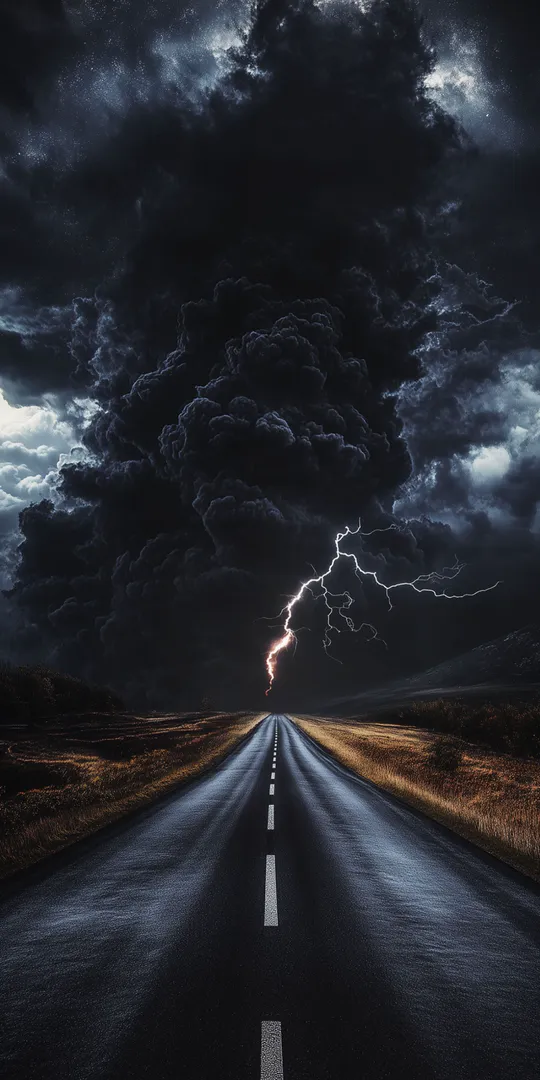 Phone wallpaper: Lightning