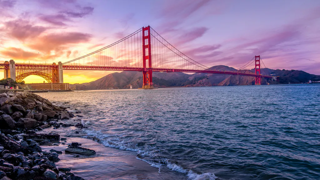 Обои на рабочий стол: Мост Golden Gate
